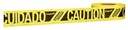 TAPE CTN/CUIDADO YELLOW 500FT 