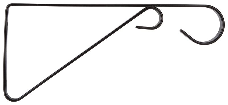 BRACKET PLANT HANG BLACK 9IN  