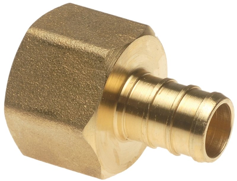 ADAPTER PEX 1/2IN BRASS FEMALE