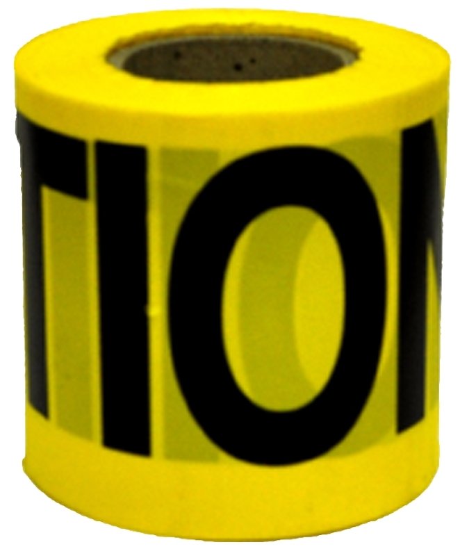 TAPE CAUTION BRCD 2M 3INX300FT