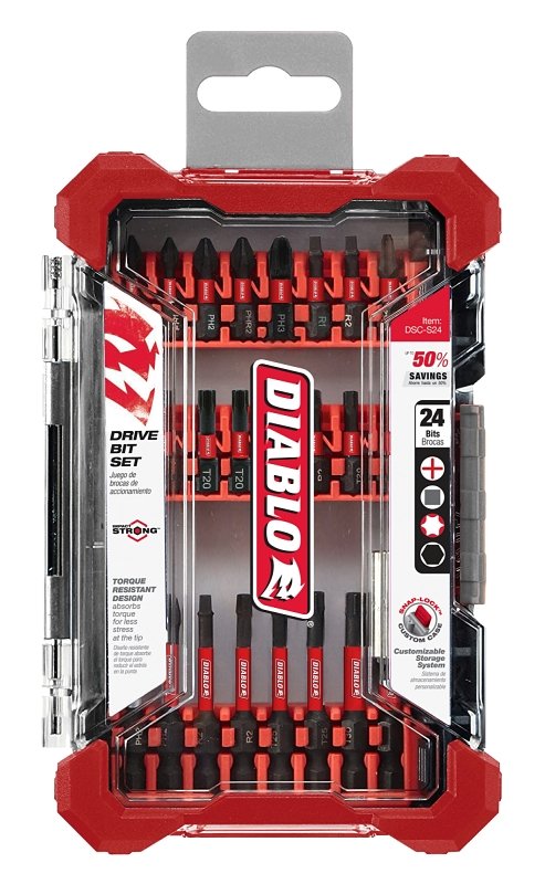 SCREWDRIVING SET PICK-CLK 24PC