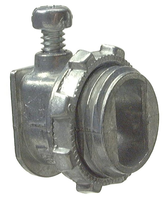 CONNECTOR FLEX BOX ZINC 3/8IN 
