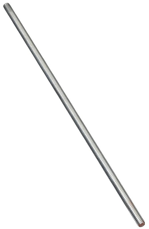 STEEL ROD THRD ZN RED 5/16X24 