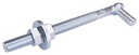 HOOK BOLT STEEL 3/4X10IN ZINC 