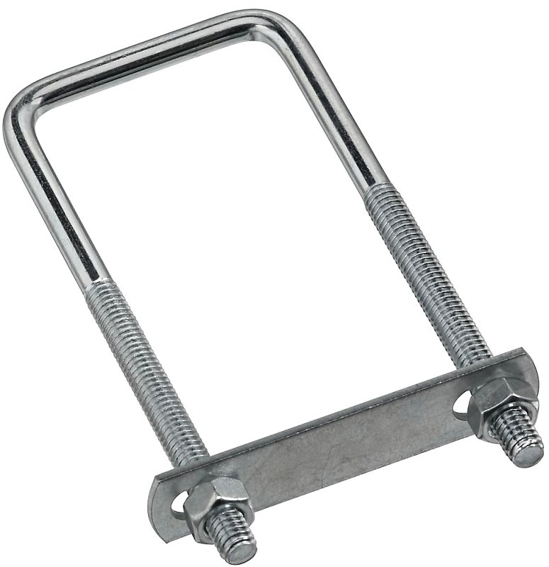 BOLT U SQUARE 5/16X2X5IN ZINC 