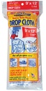 CLOTH DROP PLASTIC 1MIL 9X12FT
