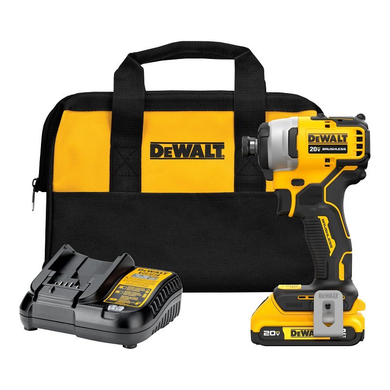 KIT IMPACT DRVR 20V 2AH 1/4IN 