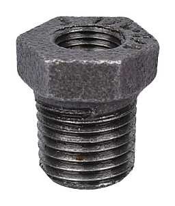 BUSHING BLACK HEX 1/4X1/8     