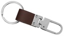 KEYCHAIN LEATHER BROWN        