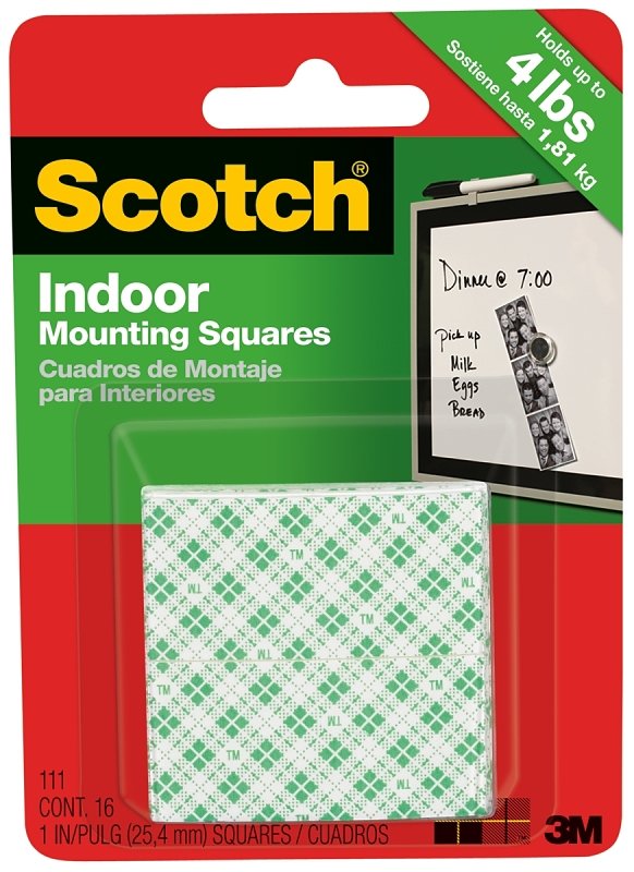 SQUARE MOUNT HVYDTY 1IN 16SQ  