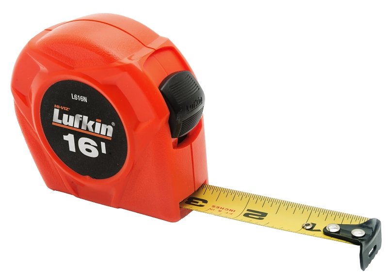 RULE TAPE HI-VIZ 3/4INX16FT   