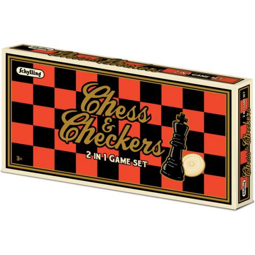 CHESS & CHECKERS SET