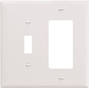 WALL PLATE ROCKER 2GANG WHITE 