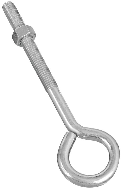 EYE BOLT W/NUT 3/8X6IN ZINC   