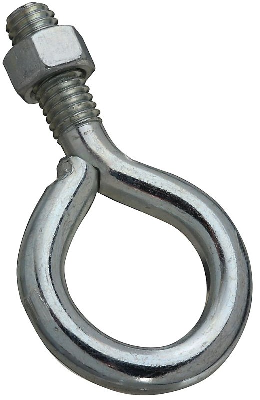 EYE BOLT W/NUT 3/8X3IN ZINC   