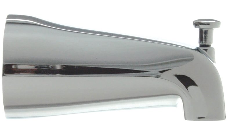 TUB SPOUT 1/2SLIP W/DIVRT CHRM
