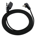 CORD FAB BLACK 16/2 SPT-2 9FT 