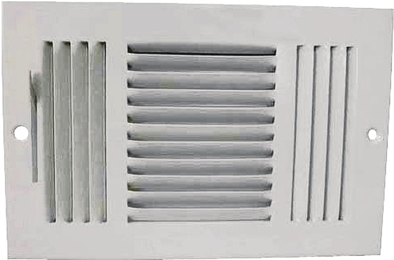REGISTER SIDEWALL 3WY 10X6 WHT