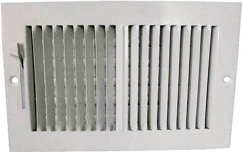 REGISTER SIDEWALL 2WY 10X6 WHT