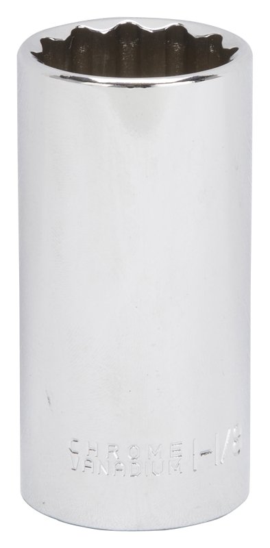 SOCKET DEEP 1/2DR 1-1/8INX12PT