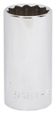 SOCKET DEEP 1/2DR 1-1/8INX12PT