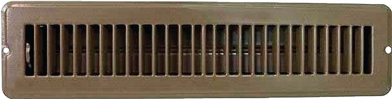 REGISTER FLOOR 2X14IN BRN     