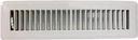 REGISTER FLOOR 2X14IN WHT     