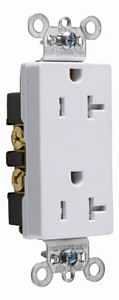 TR26352WCC8 RECEPTACLE WHT 20A