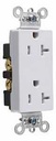 TR26352WCC8 RECEPTACLE WHT 20A