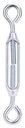 TURNBUCKLE EYE/EYE 3/8X11IN ZN