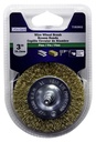 BRUSH WHEEL 1/4IN SHNK FN 3IN 
