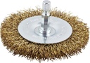 WHEEL BRUSH 1/4IN SHK 4IN CRSE