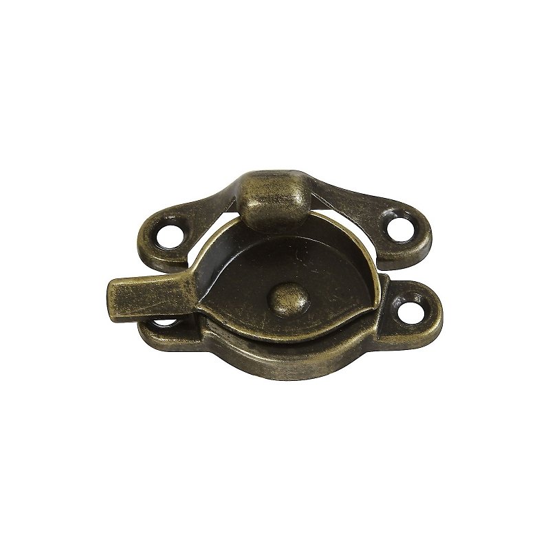 LOCK SASH ANT BRASS           
