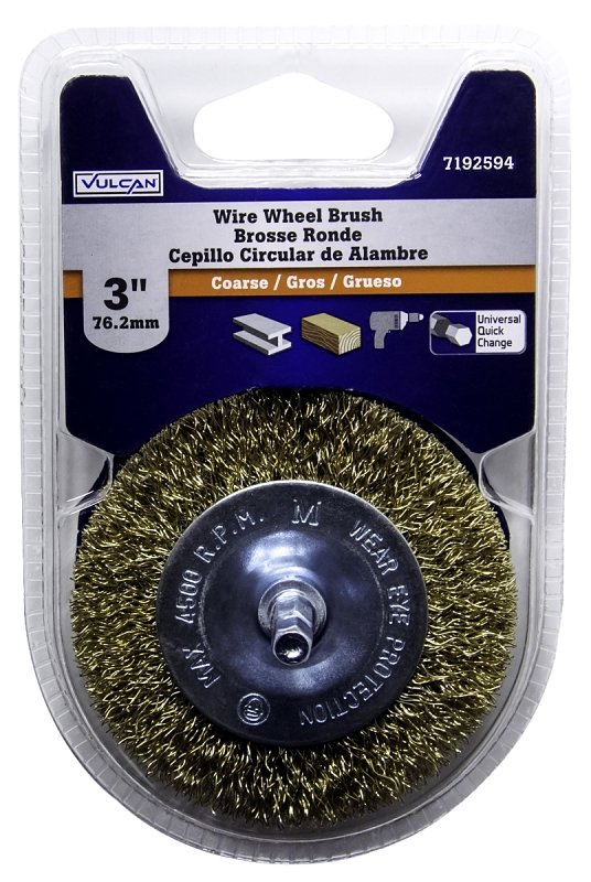 BRUSH WHL 1/4IN SHNK 3IN CRSE 