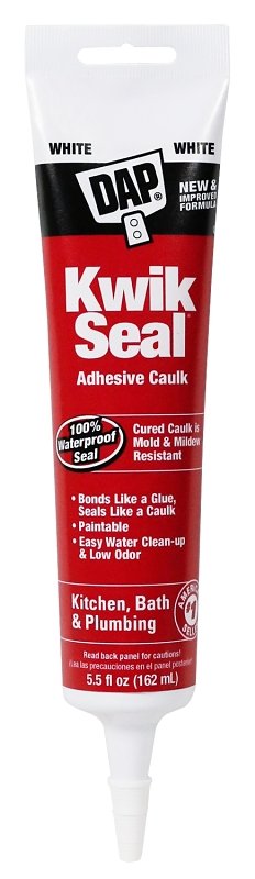 CAULK ADH TUB TILE WHITE 5.5OZ
