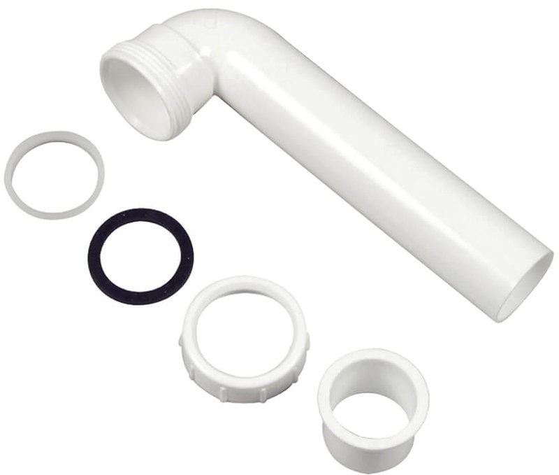 WASTE ARM SLIP 1-1/2ODX7IN WHT