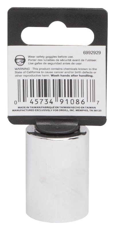 SOCKET STD 13/16INX12PT 1/2DR 