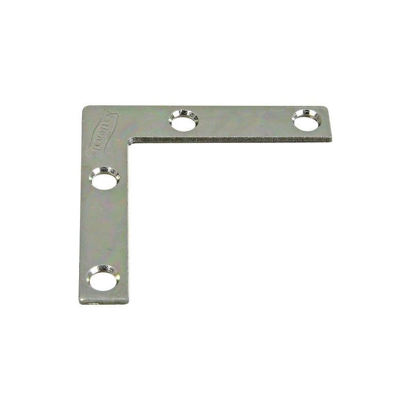 BRACE CORNER ZN PLT 2X3/8IN   