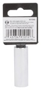 SOCKET DEEP 1/2IN X 6PT 1/4DR 