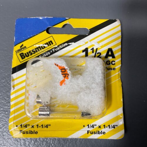 FUSE AGC 1-1/2 AMP            