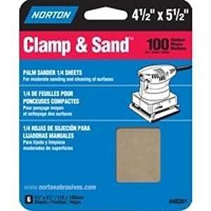SANDING SHEET 4.5X5.5 100 GRIT
