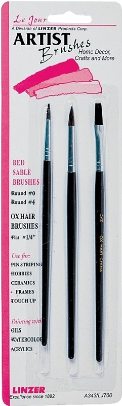 BRUSH ART PAINT 3 PIECE SET   
