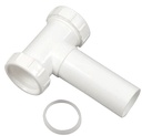 TEE CENTER OUTLET 1-1/2IN WHT 