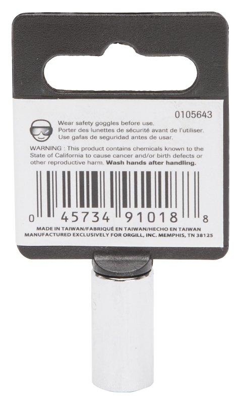 SOCKET STD 9MM X 6PT 1/4DR    