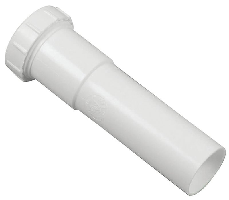 TUBE EXTEN SLIP 1-1/2X6IN WHT 