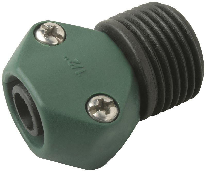 COUPLING HOSE PLSTC MALE 1/2IN