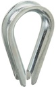 THIMBLE WIRE CBL ZN PLT 3/16IN