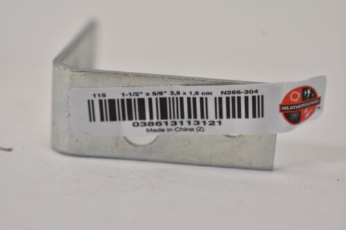 BRACE CORNER STL 1.5X5/8IN ZNC