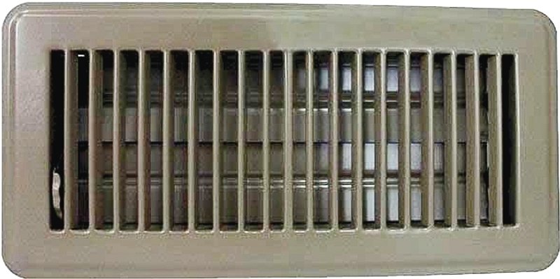 REGISTER FLOOR 4X10IN BRN     