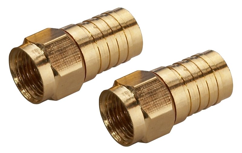 CONN COAX CRIMP WTHRPROOF RG6 